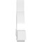 Ekena Millwork Ericson Architectural Grade PVC Gable Bracket, 60"W x 20"H x 4"D x 4"F, 8/12 Pitch GBP060X20X0404ERI00 - alternate 4